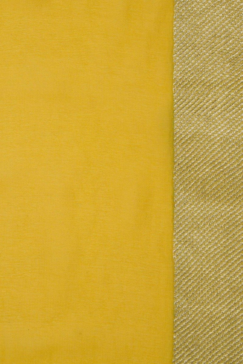 Khaddi Georgette Handloom Banarasi Saree