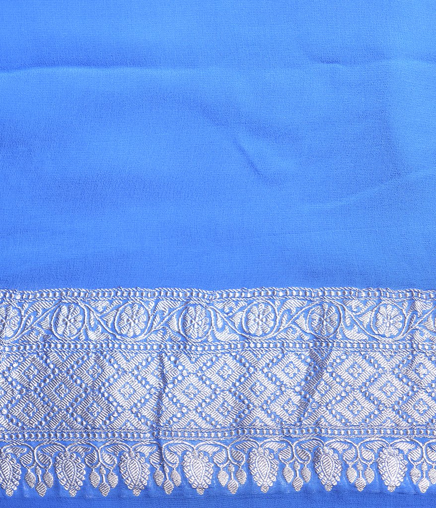 Pure Georgette Handloom Banarasi Saree