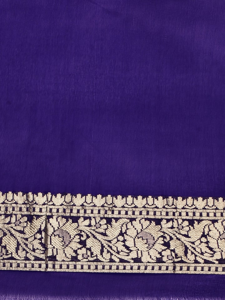 Khaddi Georgette Handloom Banarasi Saree