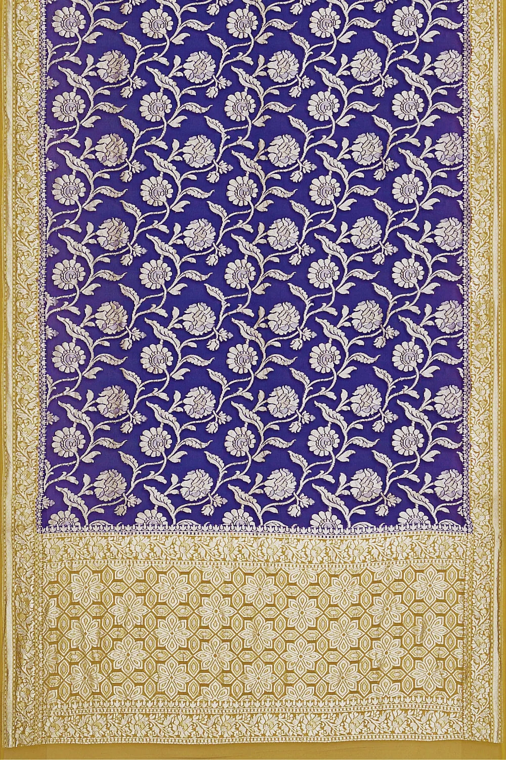 Khaddi Georgette Handloom Banarasi Saree