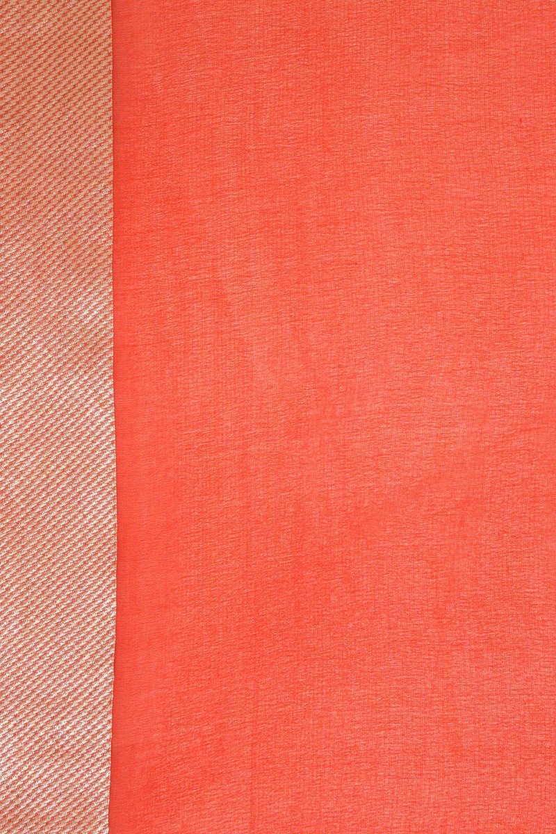 Khaddi Georgette Handloom Banarasi Saree