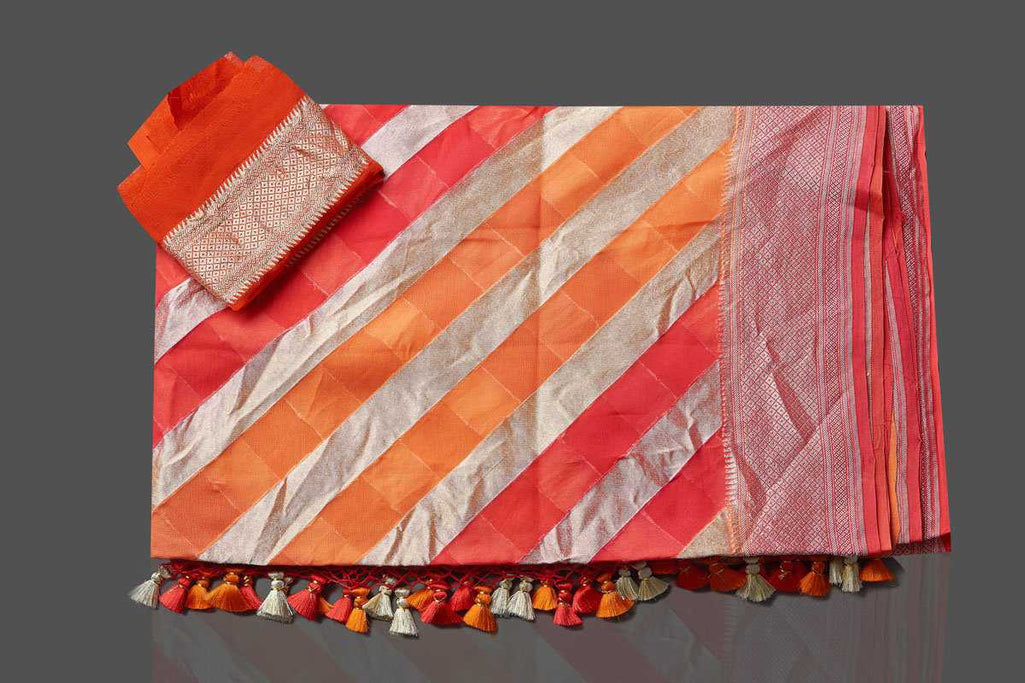 Khaddi Georgette Handloom Banarasi Saree