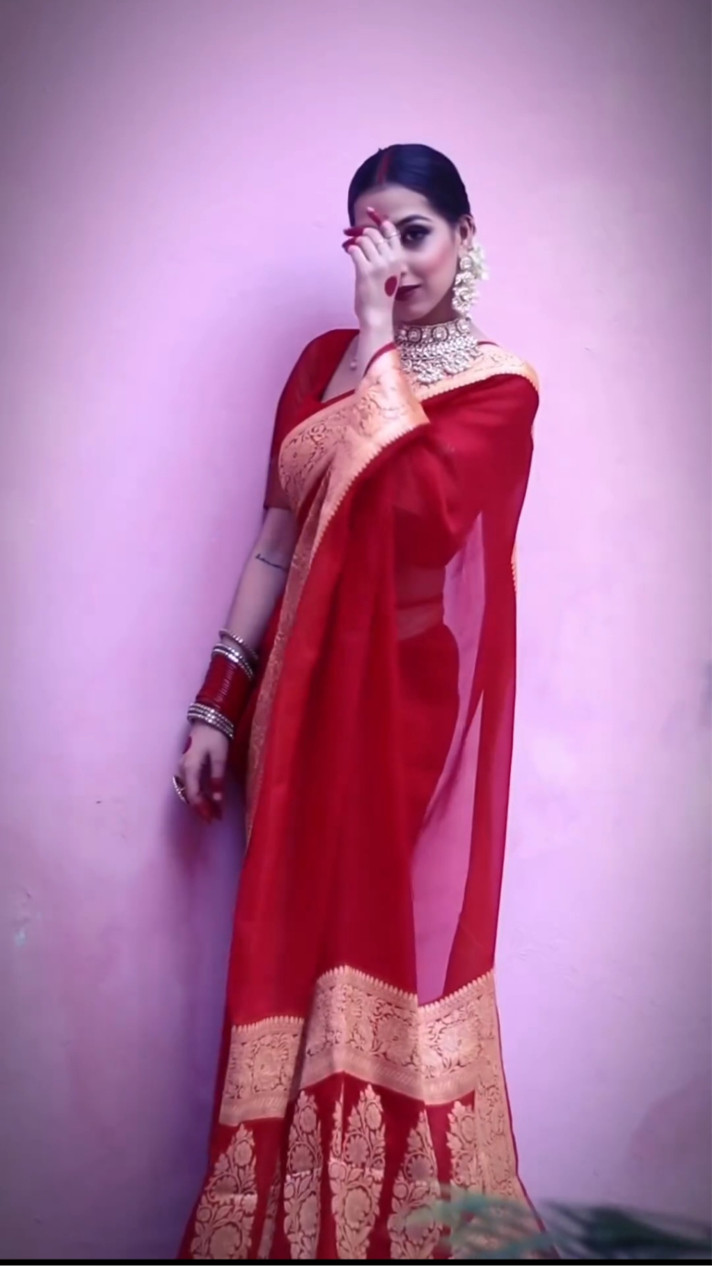 Pure Chiffon Banarasi Saree