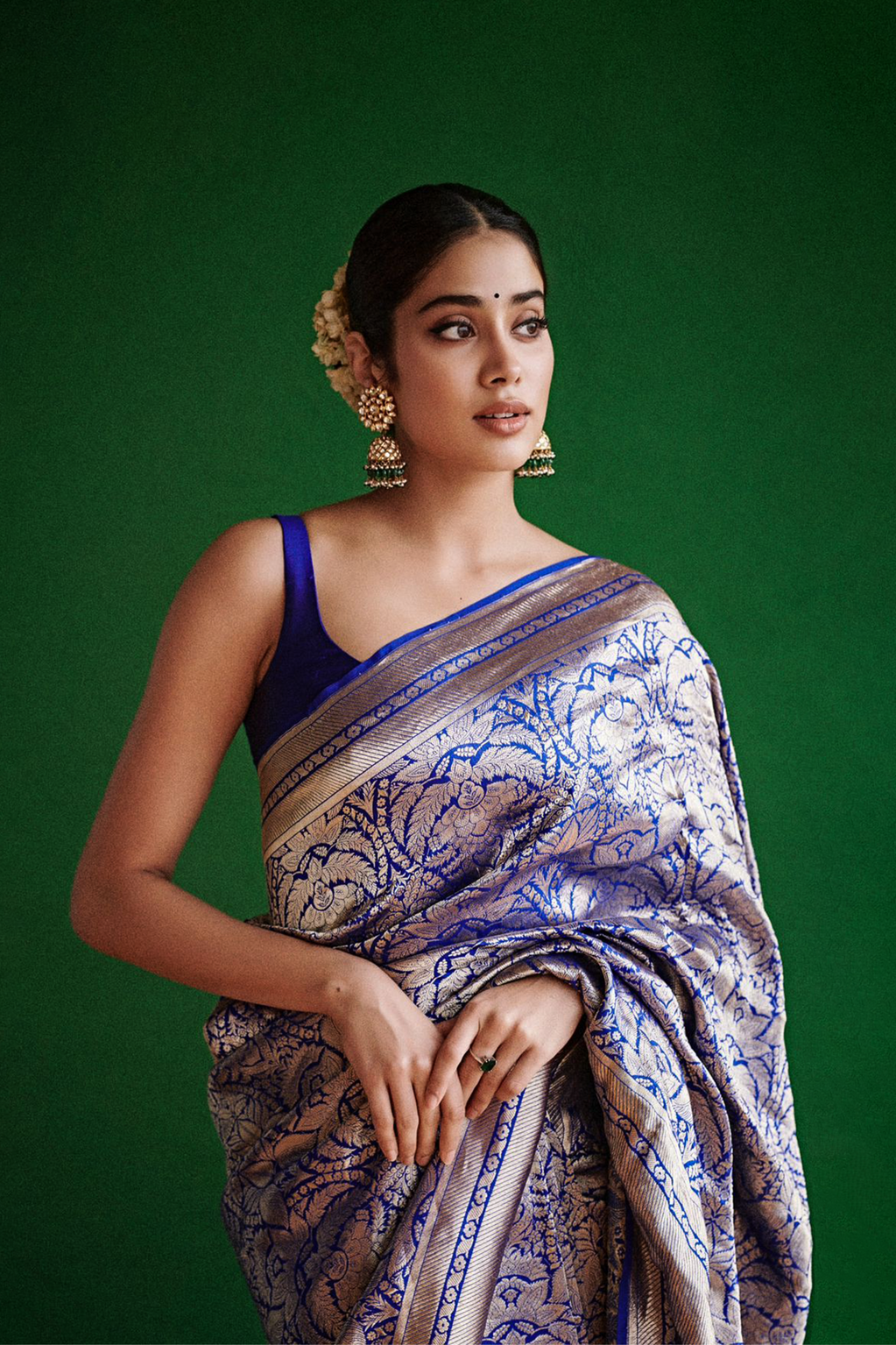 Pure Katan Silk Banarasi Handloom Saree -Tanchui Brocade