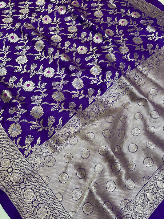 Pure Katan Silk Banarasi Handloom Saree
