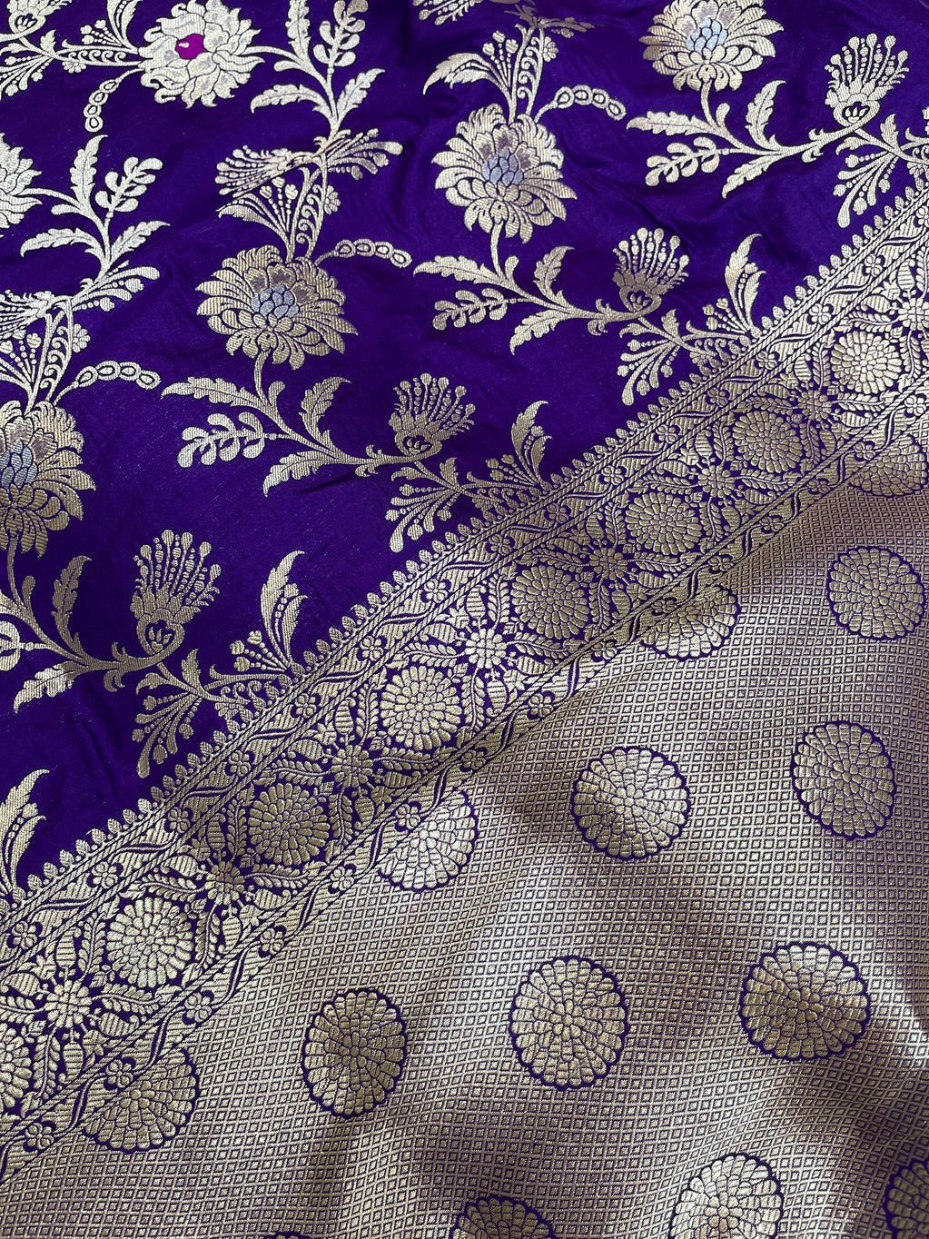 Pure Katan Silk Banarasi Handloom Saree