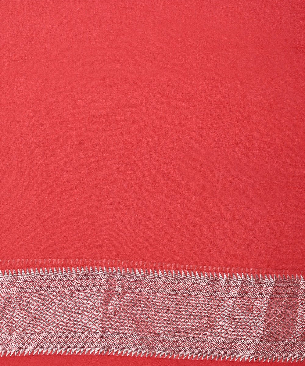 Khaddi Georgette Handloom Banarasi Saree
