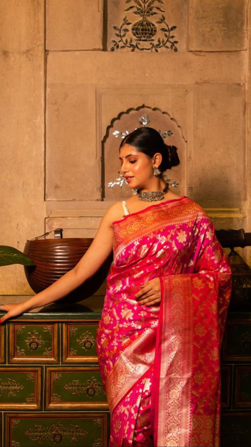 Pure Katan Silk Banarasi Handloom Saree