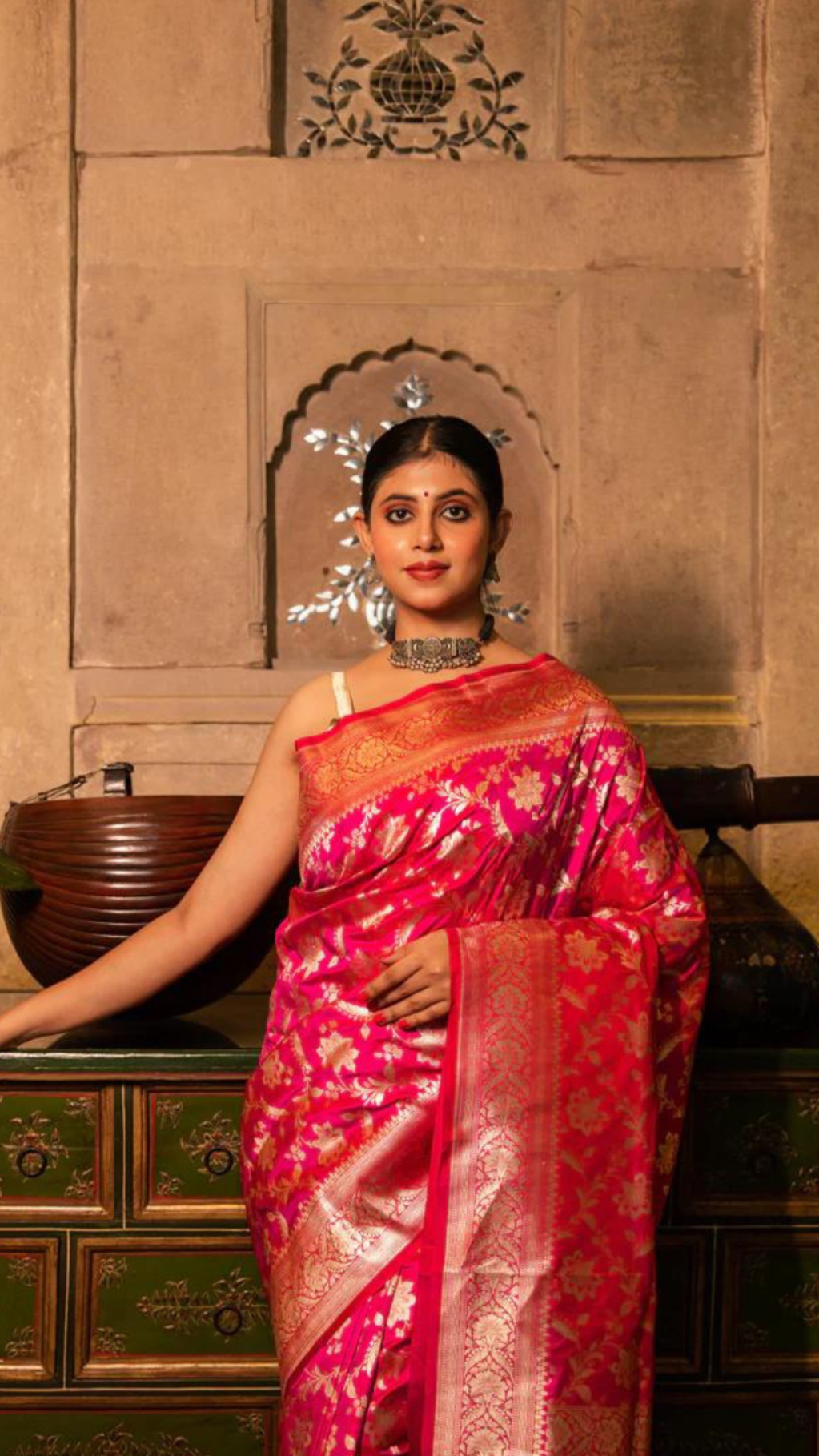 Pure Katan Silk Banarasi Handloom Saree