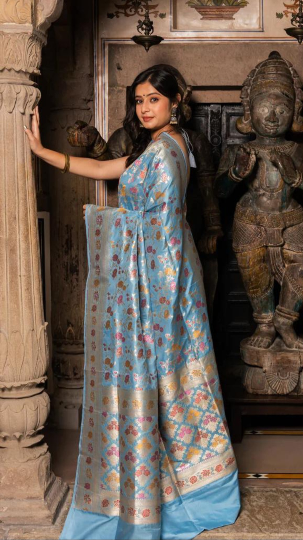 Pure Katan Silk Banarasi Handloom Saree