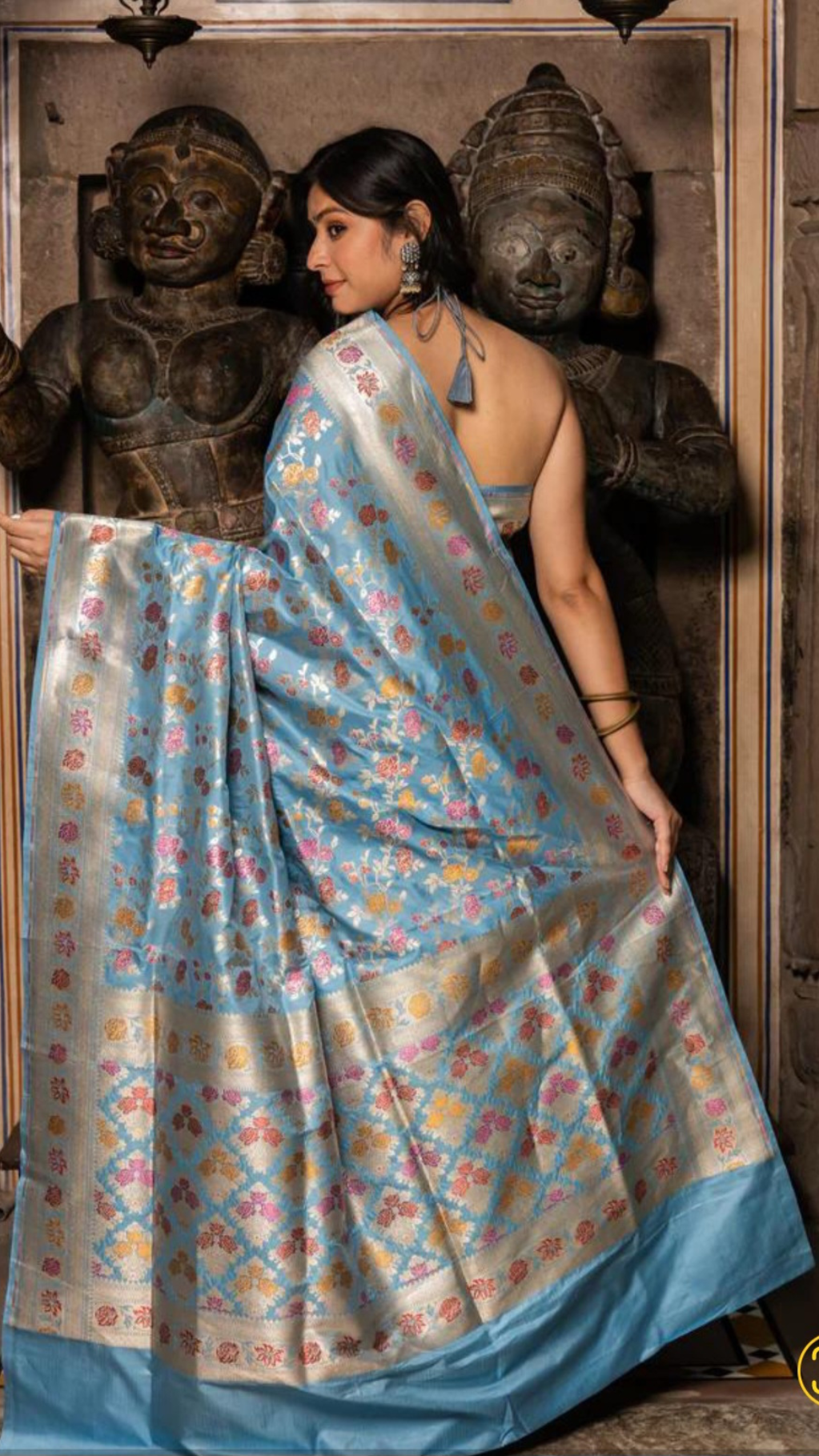 Pure Katan Silk Banarasi Handloom Saree