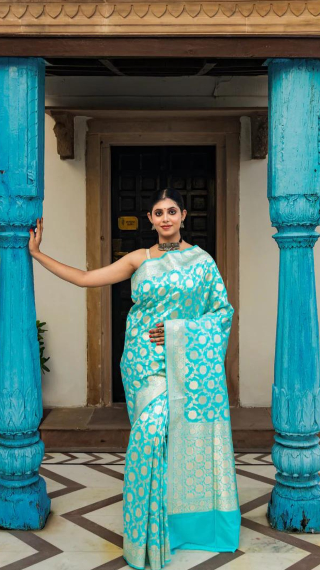 Pure Katan Silk Banarasi Handloom Saree