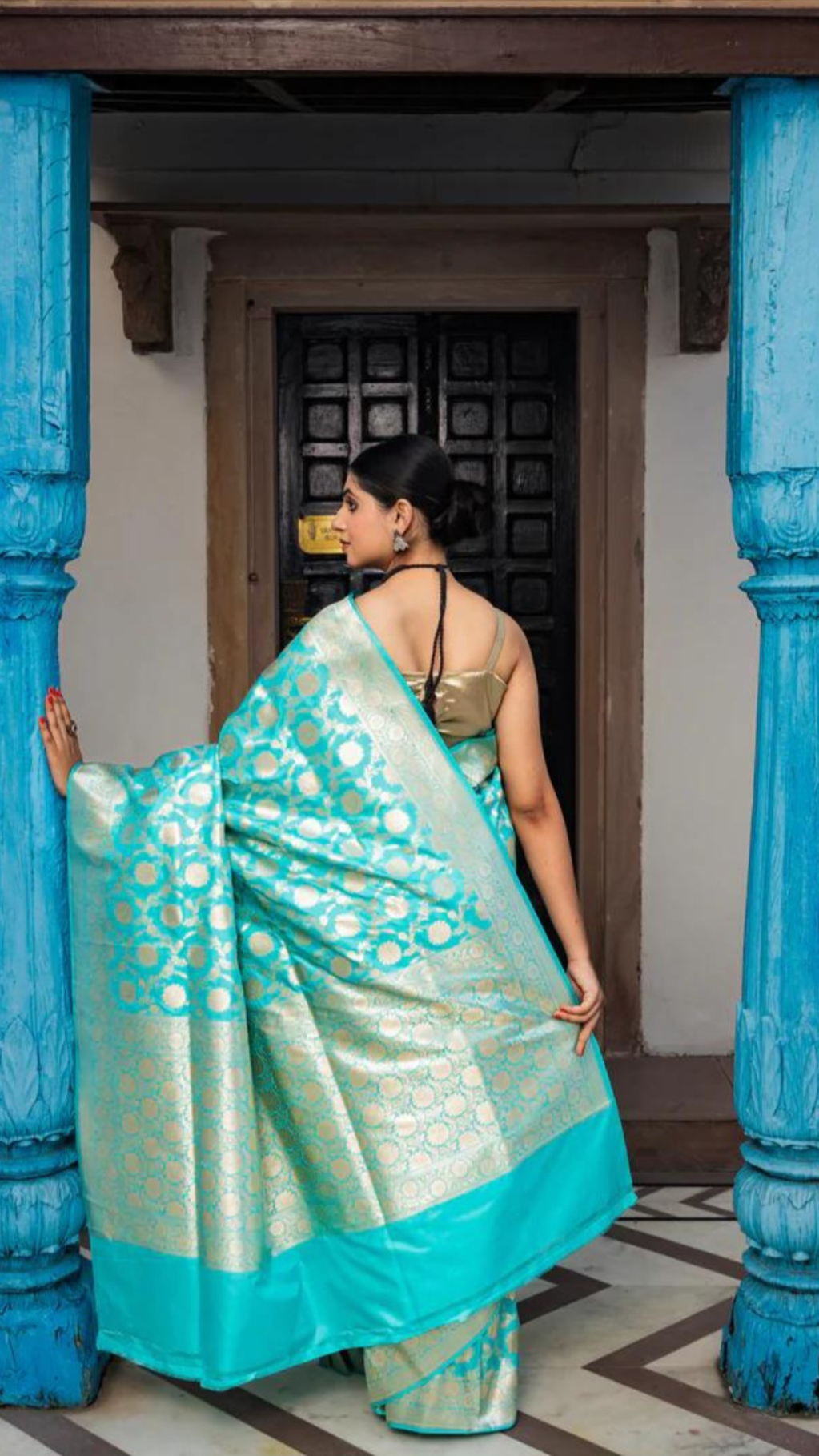 Pure Katan Silk Banarasi Handloom Saree