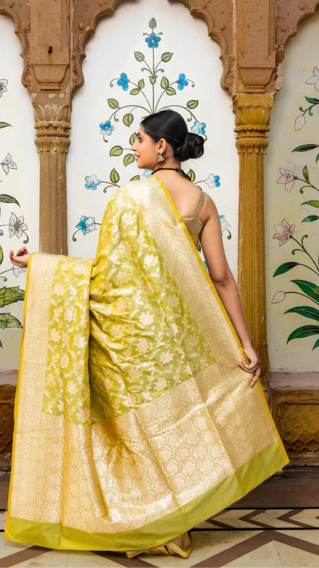 Pure Katan Silk Banarasi Handloom Saree
