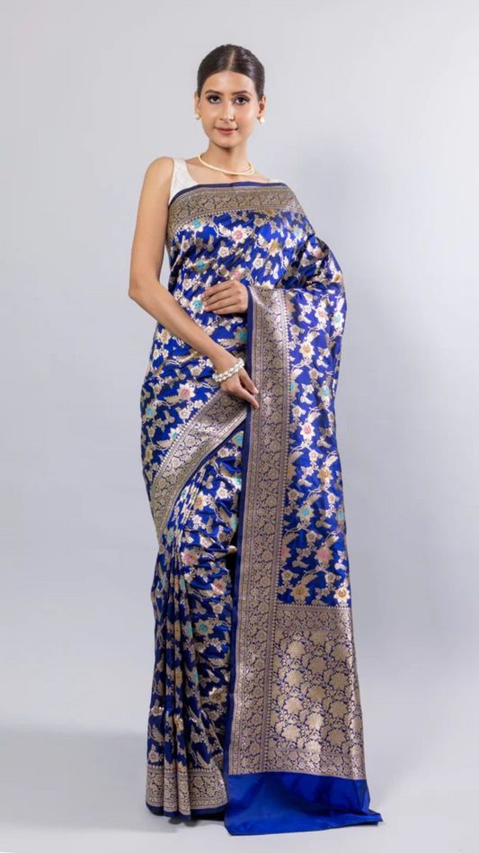 Pure Katan Silk Banarasi Handloom Saree