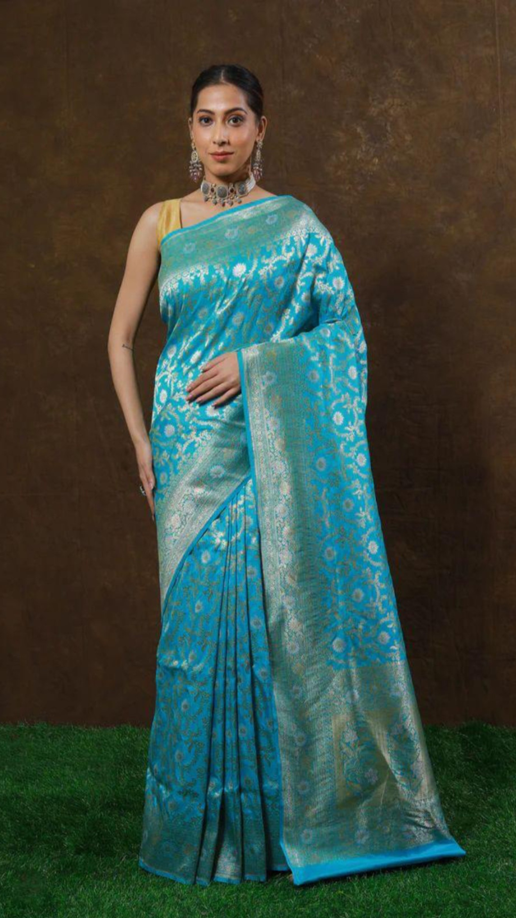Pure Katan Silk Banarasi Handloom Saree